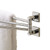 Valsan 67670UB Braga 17 5/16" Adjustable Swivel Arm Towel Bar - Rack - Unlacquered Brass