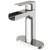 Vigo VG01042BNK1 Ileana Single Hole Bathroom Faucet with Deck Plate in Brushed Nickel