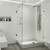 Vigo Pacifica Frameless Shower Enclosure With Right Sided Opening And Base and with Brushed Nickel Hardware