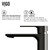 Vigo VG01043MB Davidson Single Hole Bathroom Faucet In Matte Black