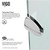 Vigo 46 in. L x 46 in. W x 73 in. H Gemini Frameless Neo-Angle Shower Enclosure with Chrome Hardware