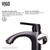 Vigo VGT1018 Hibiscus Matte Stone Vessel Bathroom Sink Set With Linus Vessel Faucet In Antique Rubbed Bronze