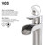 Vigo Titanium Glass Vessel Bathroom Sink Set With Niko Vessel Faucet In Brushed Nickel - 16 1/2 inch