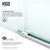 Vigo 34 in. L x 58 in. W x 74 in. H Winslow Frameless Sliding Door Shower Enclosure  with Chrome Hardware