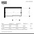 Vigo 34 in. L x 58 in. W x 74 in. H Winslow Frameless Sliding Door Shower Enclosure  with Chrome Hardware