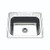 Hamat REVIVE Topmount 25" X 22"One Bowl Kitchen Sink - Four Holes - Stainless Steel