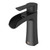 Vigo Paloma Single Hole Bathroom Faucet In Matte Black