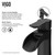 Vigo Paloma Single Hole Bathroom Faucet In Matte Black