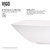 Vigo VG04009 Hyacinth Matte Stone Vessel Bathroom Sink