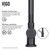 Vigo VG02008MBK1 Gramercy Pull-Down Kitchen Faucet With Deck Plate In Matte Black