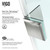 Vigo 36 in. L x 36 in. W x 77 in. H Piedmont Frameless Neo-Angle Shower Enclosure With Low-Profile Base  and with Brushed Nickel Hardware