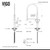 Vigo VG02026STK1 Norwood Magnetic Spray Kitchen Faucet With Deck Plate In Stainless Steel