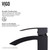 Vigo VG01015MB Satro Single Hole Bathroom Faucet In Matte Black