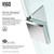 Vigo 36 in. L x 36 in. W x 73 in. H Piedmont Frameless Neo-Angle Shower Enclosure with Chrome  Hardware