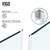 Vigo 38 in. L x 38 in. W x 77 in. H Piedmont Frameless Neo-Angle Shower Enclosure With Low-Profile Base and with Chrome Hardware