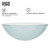 Vigo Crystalline Glass Vessel Bathroom Sink - 16 1/2 inch