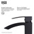Vigo Duris Single Handle Vessel Bathroom Faucet In Matte Black