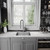 Vigo VG02001MBK1 Edison Pull-Down Spray Kitchen Faucet With Deck Plate In Matte Black