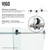 Vigo VG6080STCL7274 Ferrara 72X74 Adjustable Frameless Sliding Shower Door In Stainless Steel