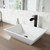 Vigo VGT1211 Vinca Matte Stone Vessel Bathroom Sink Set With Niko Vessel Faucet In Antique Rubbed Bronze - 18 inch