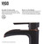 Vigo VGT1211 Vinca Matte Stone Vessel Bathroom Sink Set With Niko Vessel Faucet In Antique Rubbed Bronze