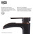 Vigo Niko Single Handle Vessel Bathroom Faucet With Pop-Up In Antique Rubbed Bronze