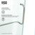 Vigo 36 in. L x 36 in. W x 79 in. H Piedmont Frameless Neo-Angle Shower Enclosure With Base  and with Brushed Nickel Hardware