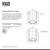 Vigo VG6062BNCL36W Piedmont Frameless Neo-Angle Shower Enclosure With Base  and with Brushed Nickel Hardware