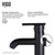Vigo Seville Single Handle Vessel Bathroom Faucet In Matte Black