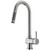 Vigo Savona Single Handle Pull Out Spray Kitchen Faucet - Stainless Steel