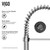 Vigo Modern Single Handle Pull out Spiral Spring Spout Kitchen Faucet - Chrome
