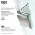 Vigo 32 in. L x 48 in. W x 79 in. H Monteray Frameless Shower Enclosure With Left Drain Base and with Brushed Nickel Hardware