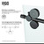Vigo 36 in. L x 48 in. W x 79 in. H Winslow Frameless Sliding Door Shower Enclosure With Right Drain Base and with Matte Black hardware