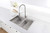 Ruvati 33 x 22 inch Drop-in 50/50 Double Bowl Tight Radius 16 Gauge Topmount Stainless Steel Kitchen Sink - RVH8051