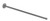 Valsan 66344ES Kingston Satin Nickel Single Perpendicular Towel Bar / Rail, 14"