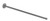 Valsan 66344UB Kingston Unlacquered Brass Single Perpendicular Towel Bar / Rail, 14"