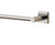 Valsan 67641ES Braga Satin Nickel Towel Bar / Rail, 9"