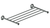 Valsan PI155CR Industrial Chrome Towel Rack