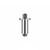 Flusso 100.2CSACP Ceiling Mount Showr Arm - 2" - Polished Chrome