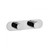 Flusso 3/4" Horizontal Thermostatic Shower Valve With Volume Control & Trim - Polished Chrome - 100.2693CP