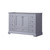 Lexora Dukes 48 Inch Dark Grey Vanity Cabinet Only