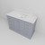 Lexora Dukes 48 Inch Dark Grey Single Vanity Cabinet, White Carrara Marble Top, White Square Sink and no Mirror