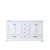 Lexora Dukes 60 Inch White Vanity Cabinet Only