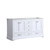 Lexora Dukes 60 Inch White Vanity Cabinet Only