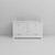 Lexora Dukes 60 Inch White Vanity Cabinet Cabinet Only