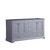 Lexora Dukes 60 Inch Dark Grey Vanity Cabinet Only