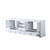 Lexora Dukes 80 Inch White Vanity Cabinet Cabinet Only