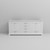 Lexora Dukes 80 Inch White Vanity Cabinet Cabinet Only