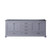 Lexora Dukes 80 Inch Dark Grey Vanity Cabinet Cabinet Only