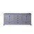 Lexora Dukes 80 Inch Dark Grey Vanity Cabinet Cabinet Only